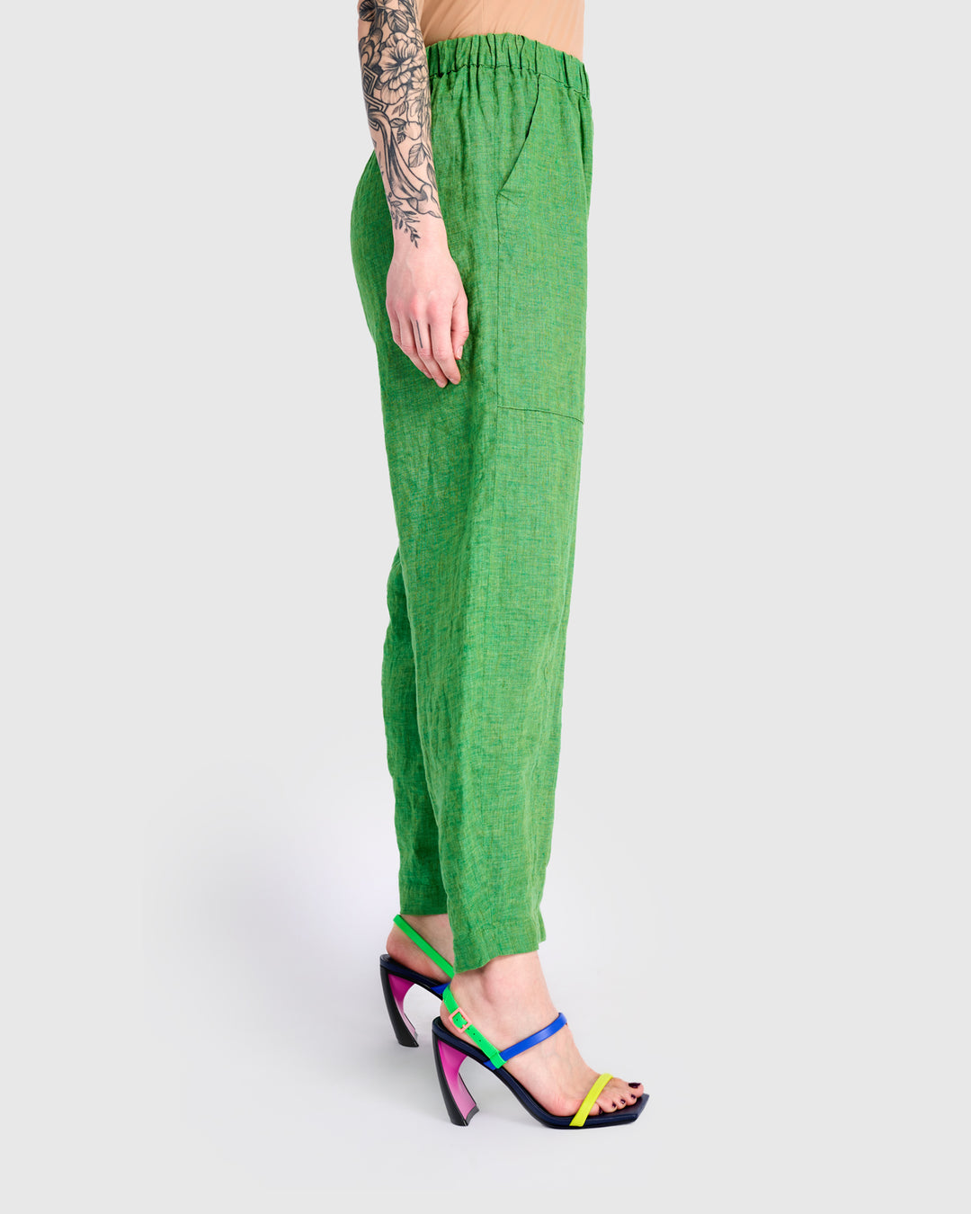 Linen Vacation Pants, Mojito