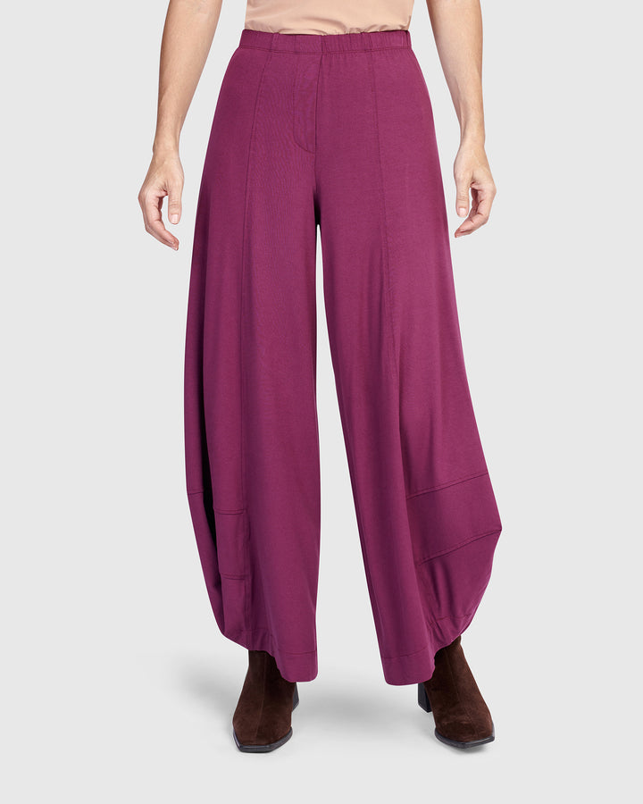 Essential Punto Pants, Sangria