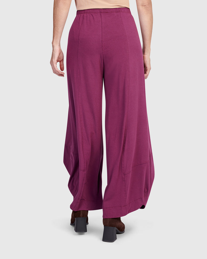 Essential Punto Pants, Sangria