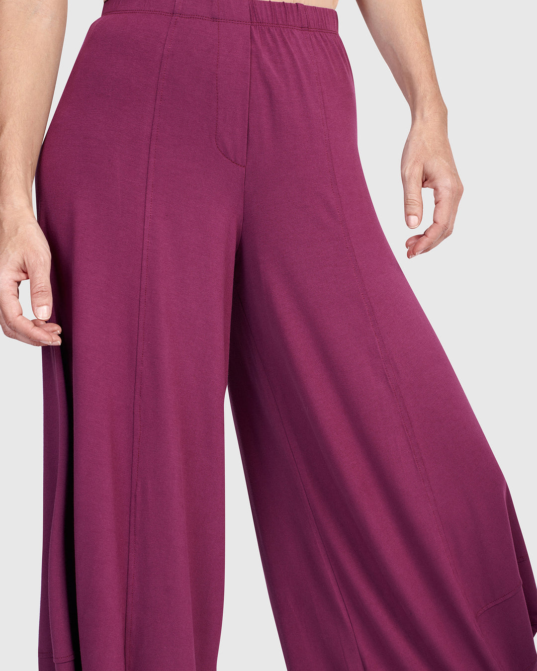 Essential Punto Pants, Sangria