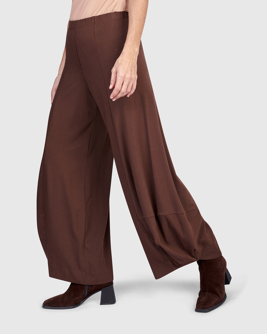 Essential Punto Pants, Umber