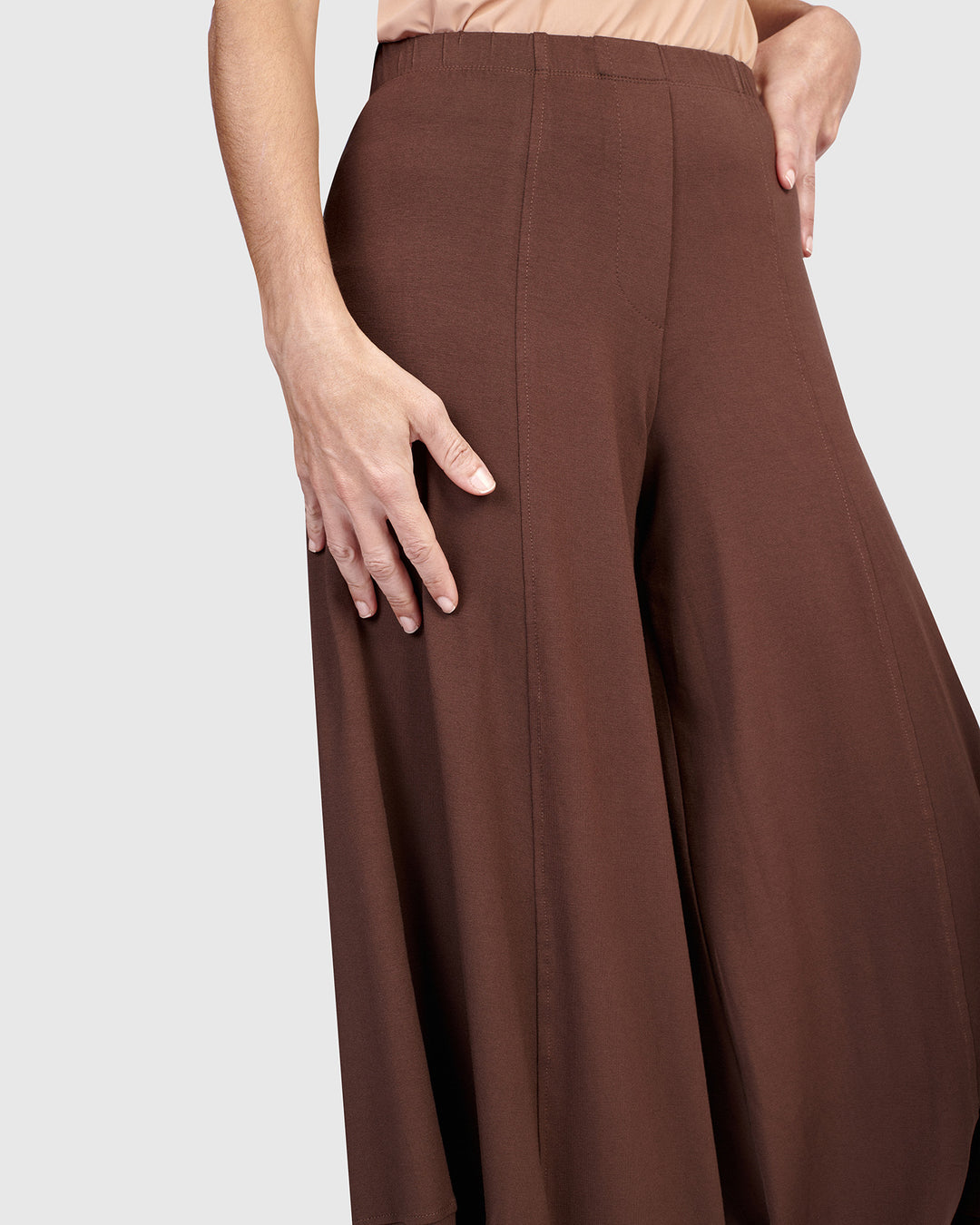 Essential Punto Pants, Umber