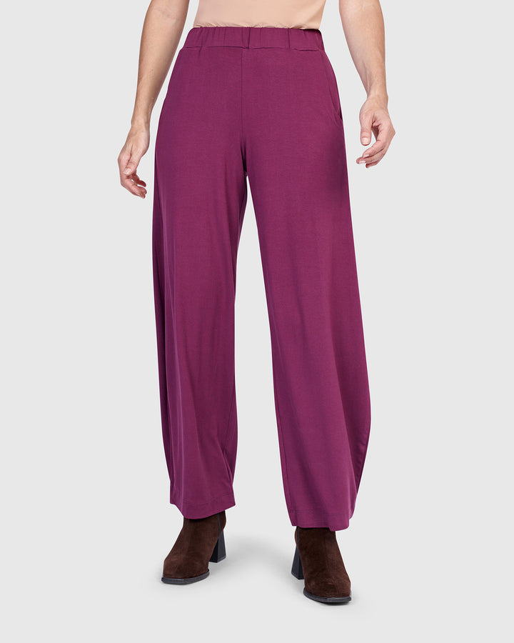 Essential Flow Pants, Sangria