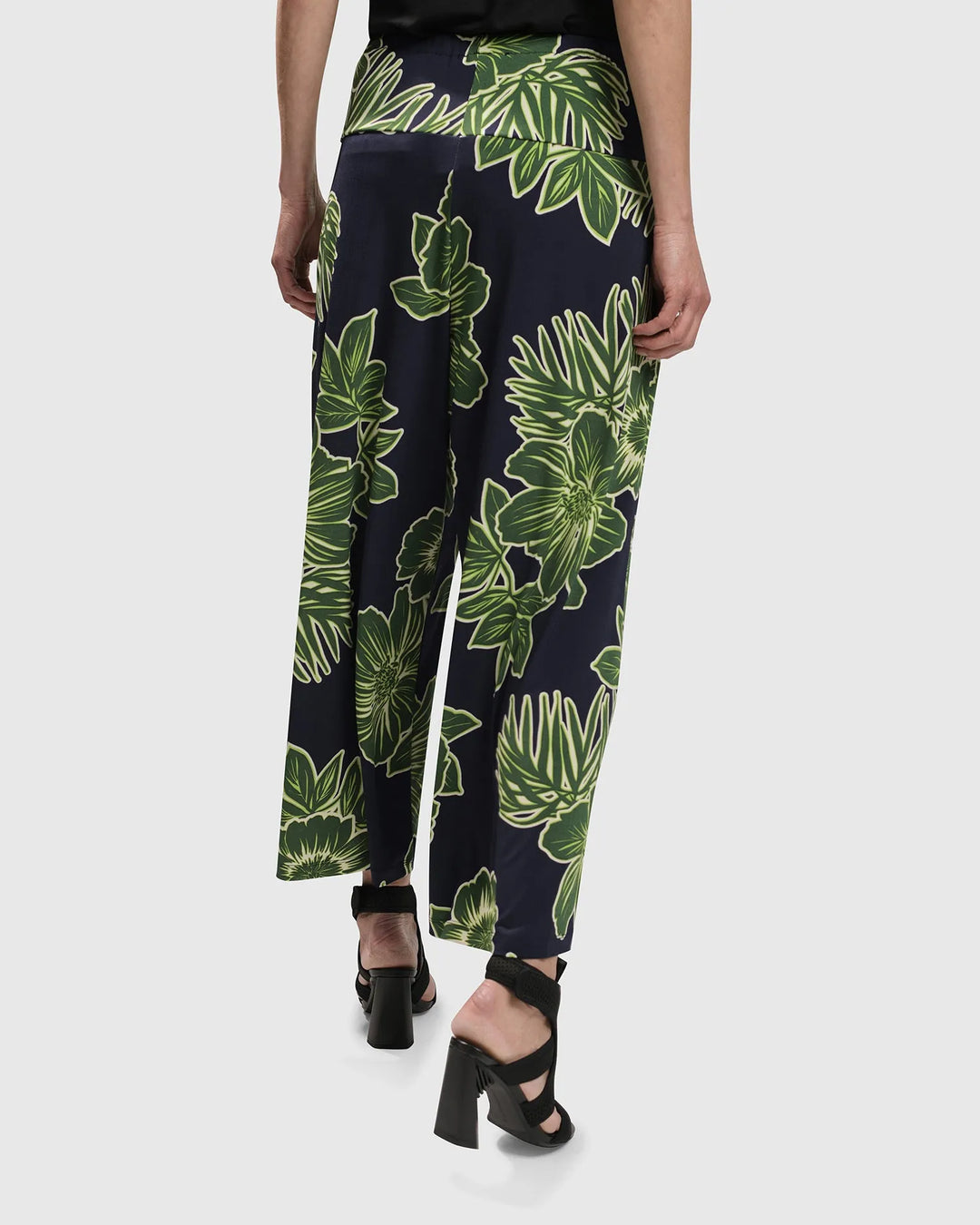 FRESH GREENS PALAZZO PANTS, ROYAL