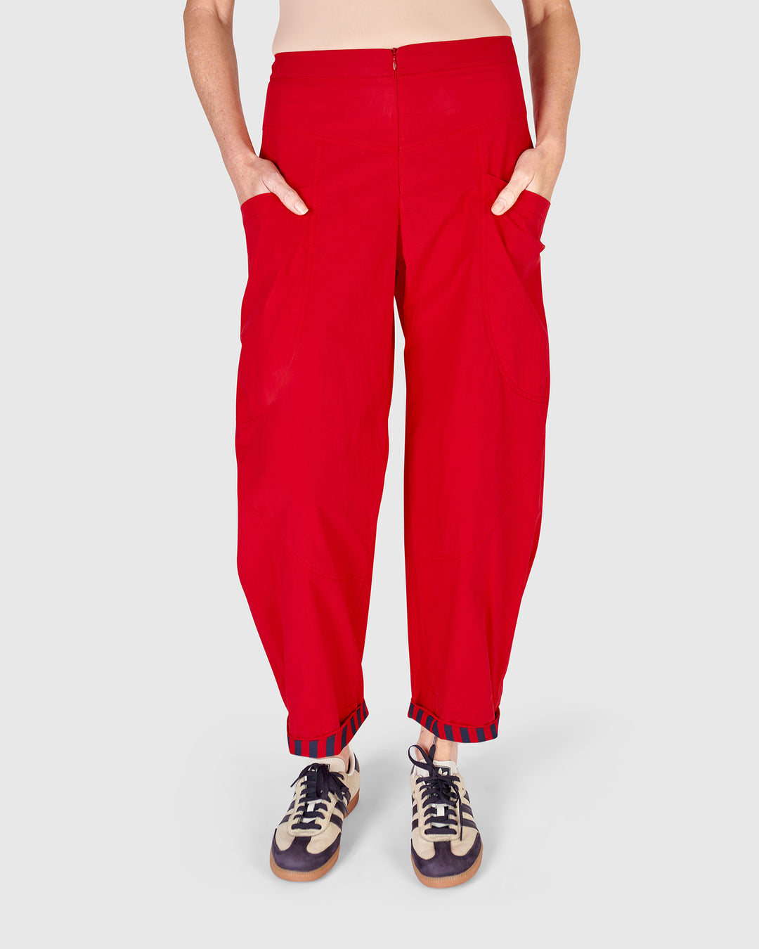 Montauk Lantern Pants, Red