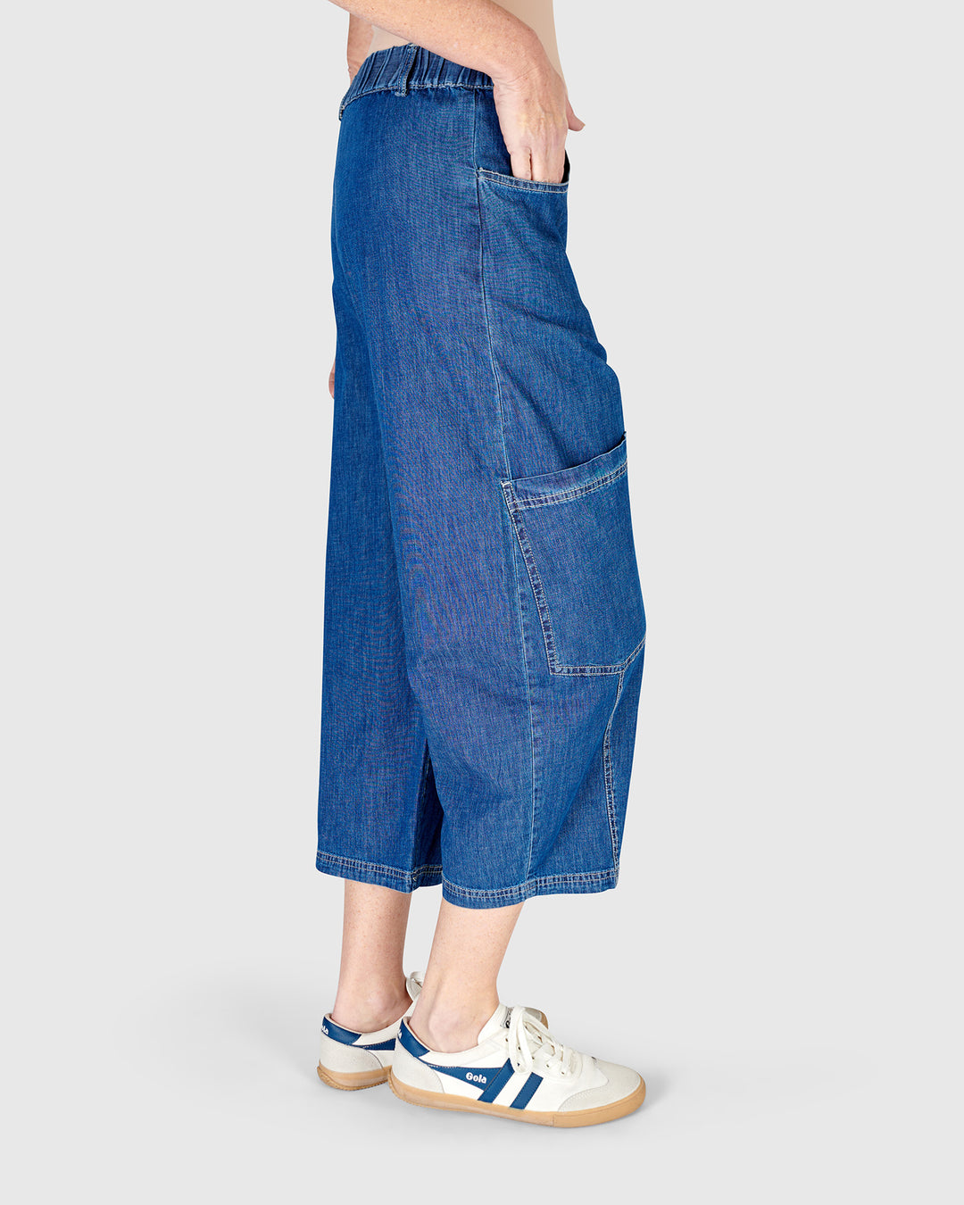 Palma Capri Pants, Denim – Alembika