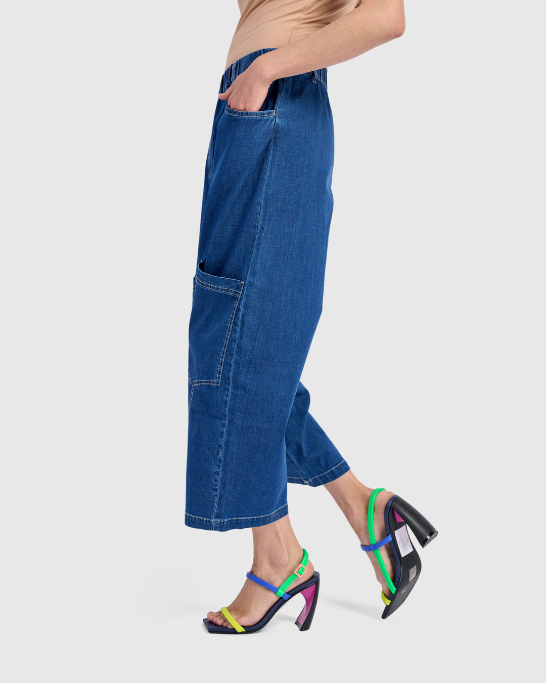 Palma Capri Pants, Denim