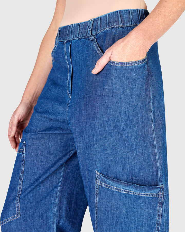 Palma Capri Pants, Denim