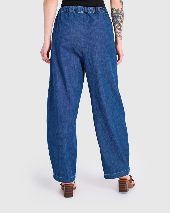 Papaya Relaxed Pants, Denim