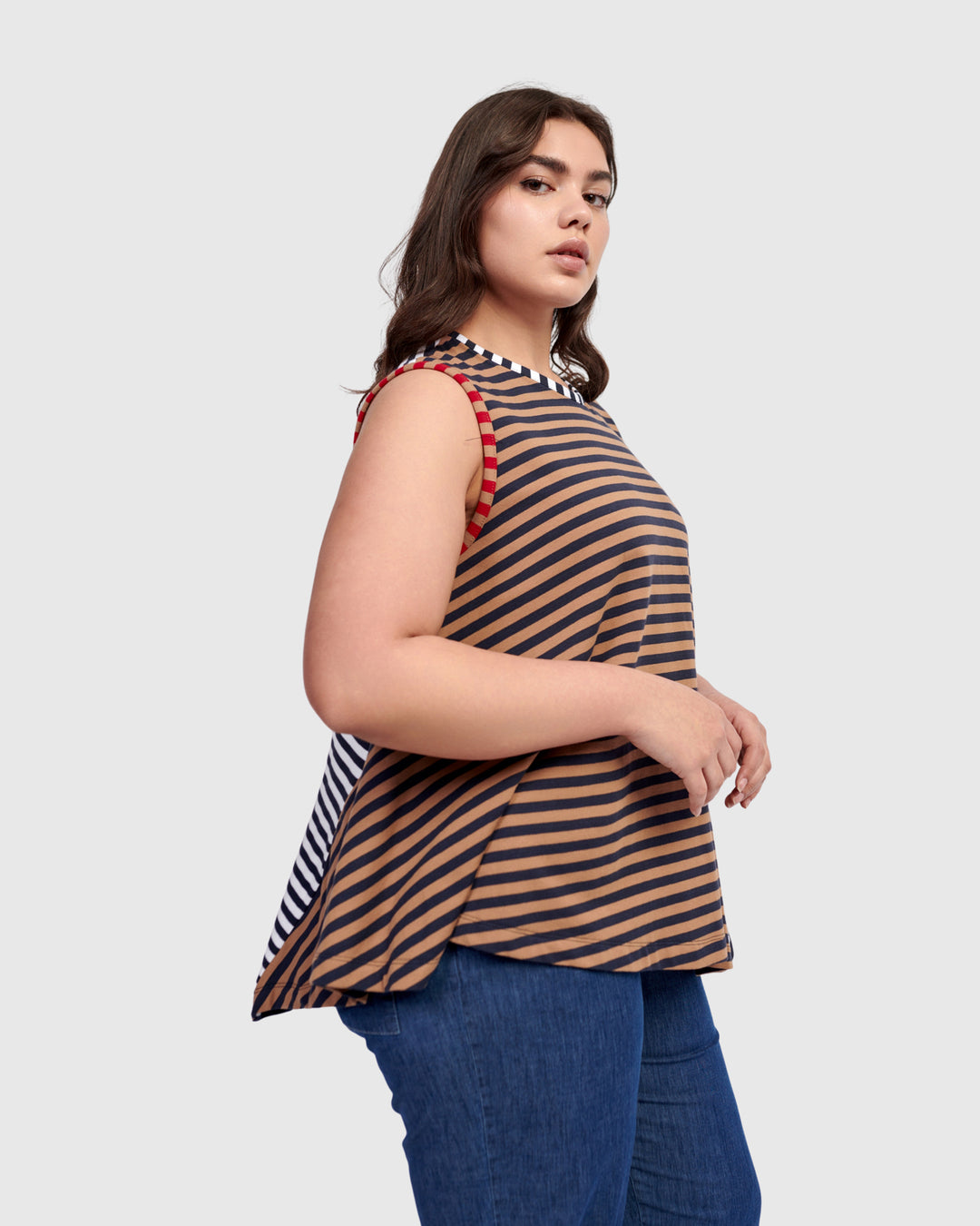 Circus Swing Top, Stripes