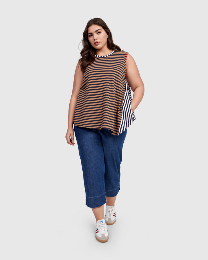 Circus Swing Top, Stripes