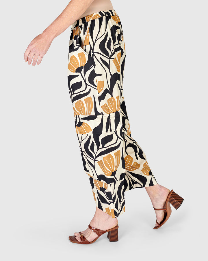 Cypress Relaxed Pants, Tulips