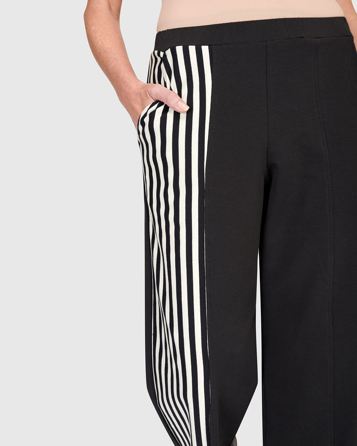 Olivia Lounge Pants, Stripe