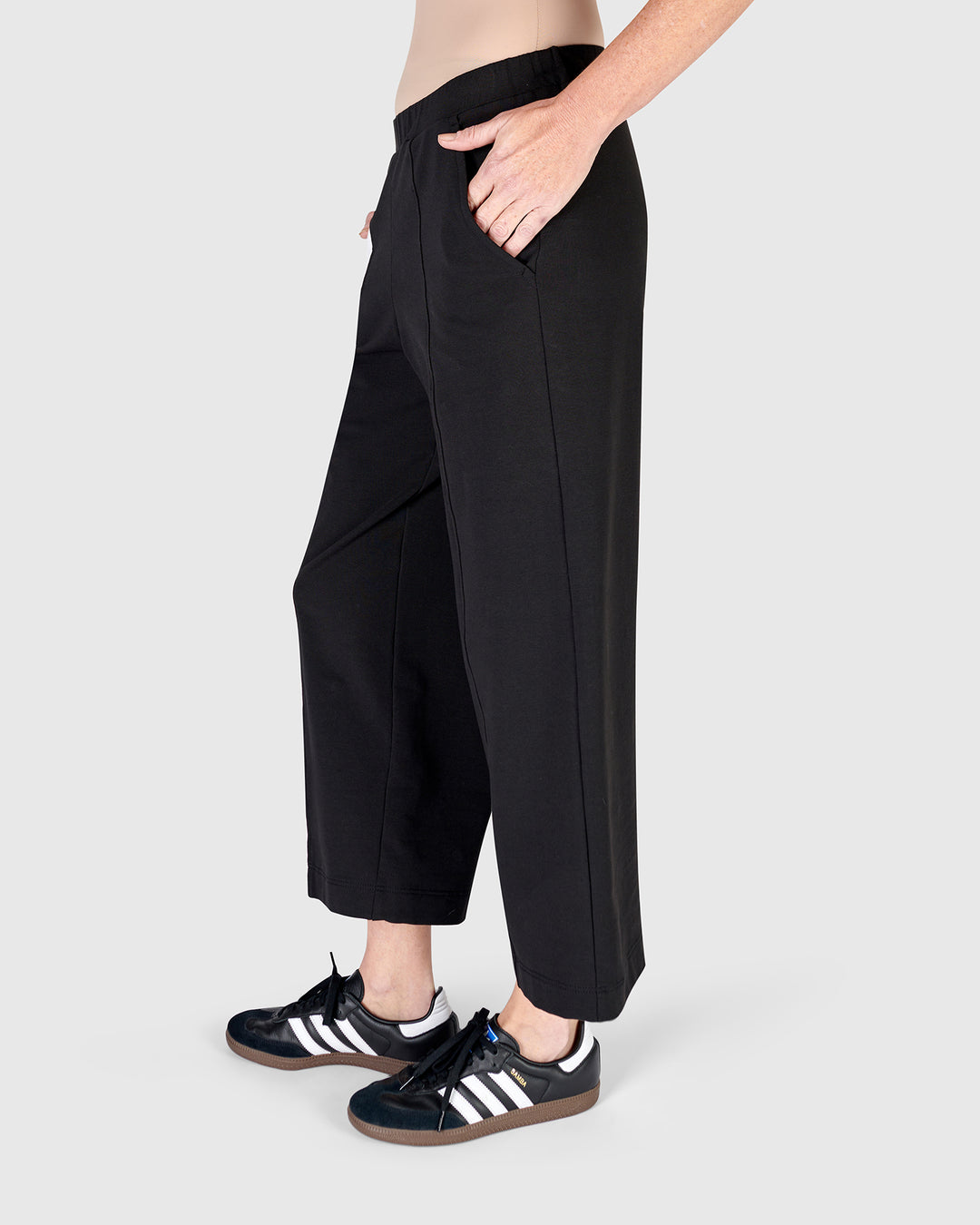 Olivia Lounge Pants, Black/White