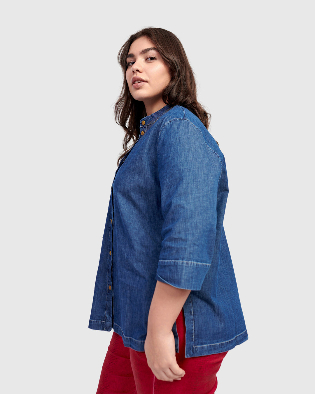 Atelier Button Down Shirt, Denim