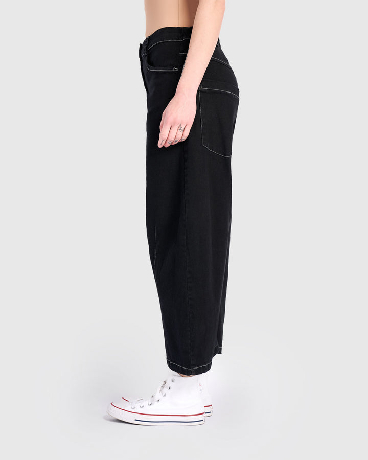 Go-To Barrel Pants, Black