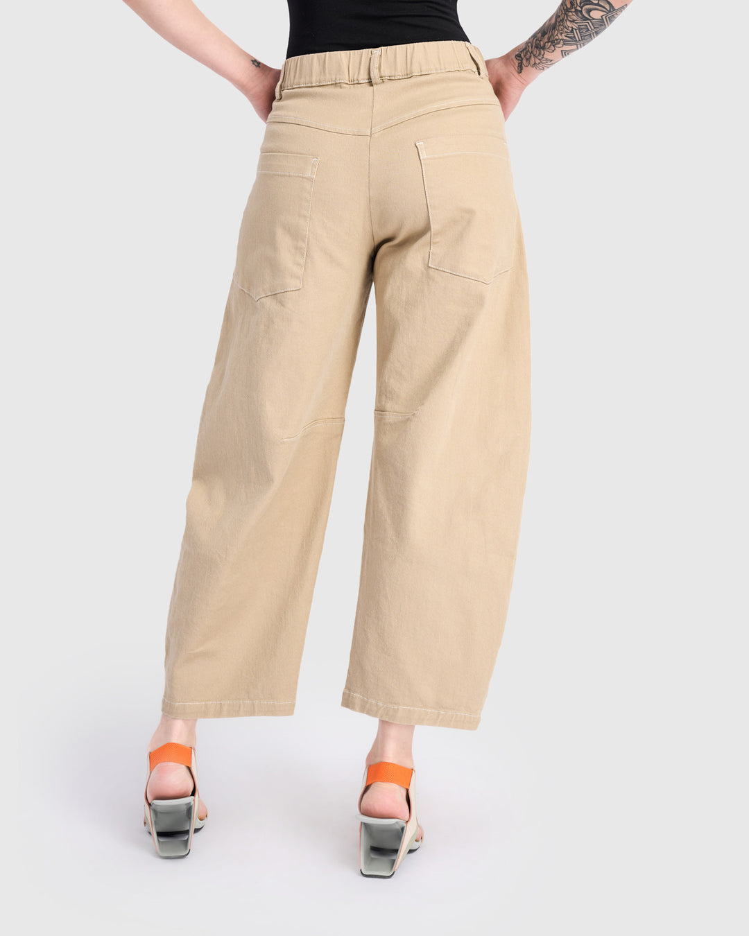 Go-To Barrel Pants, Sand