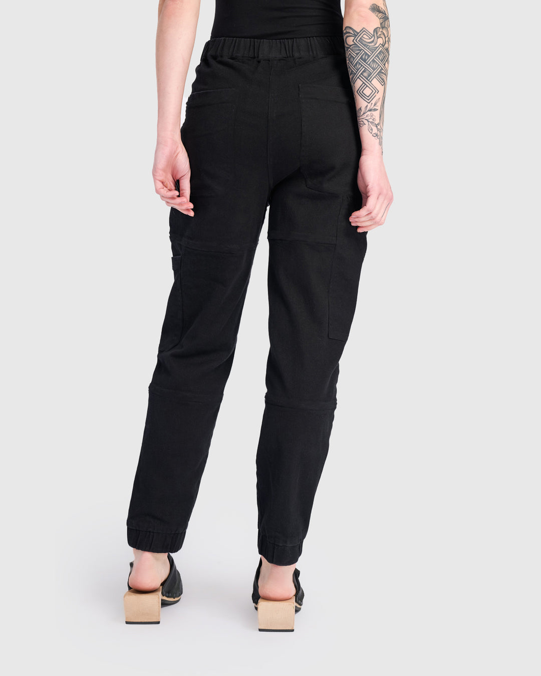 Cargo Jogger Pants, Black