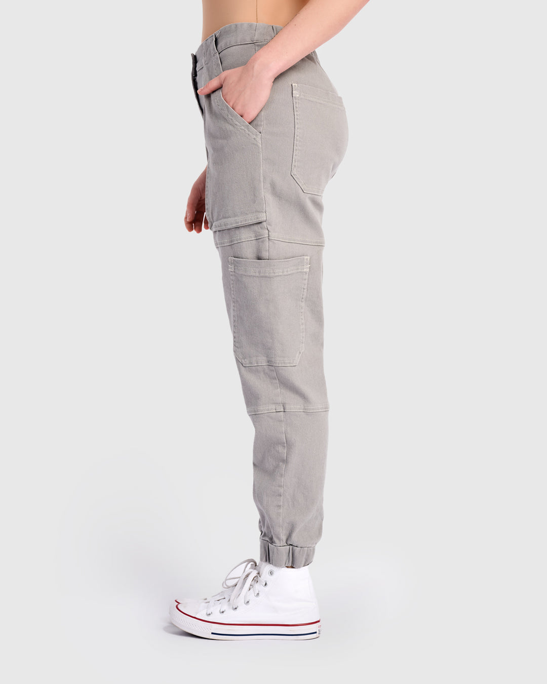 Cargo Jogger Pants, Grey