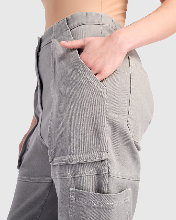 Cargo Jogger Pants, Grey