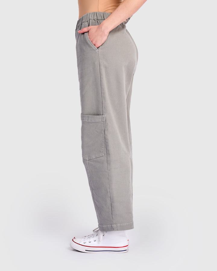 Papaya Relaxed Pants, Grey