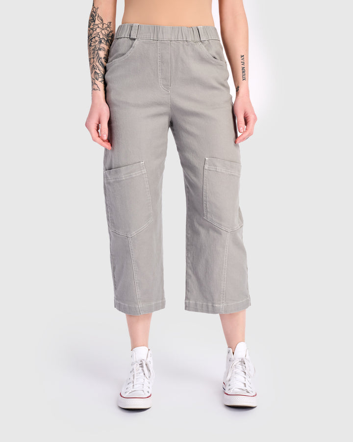 Palma Capri Pants, Grey