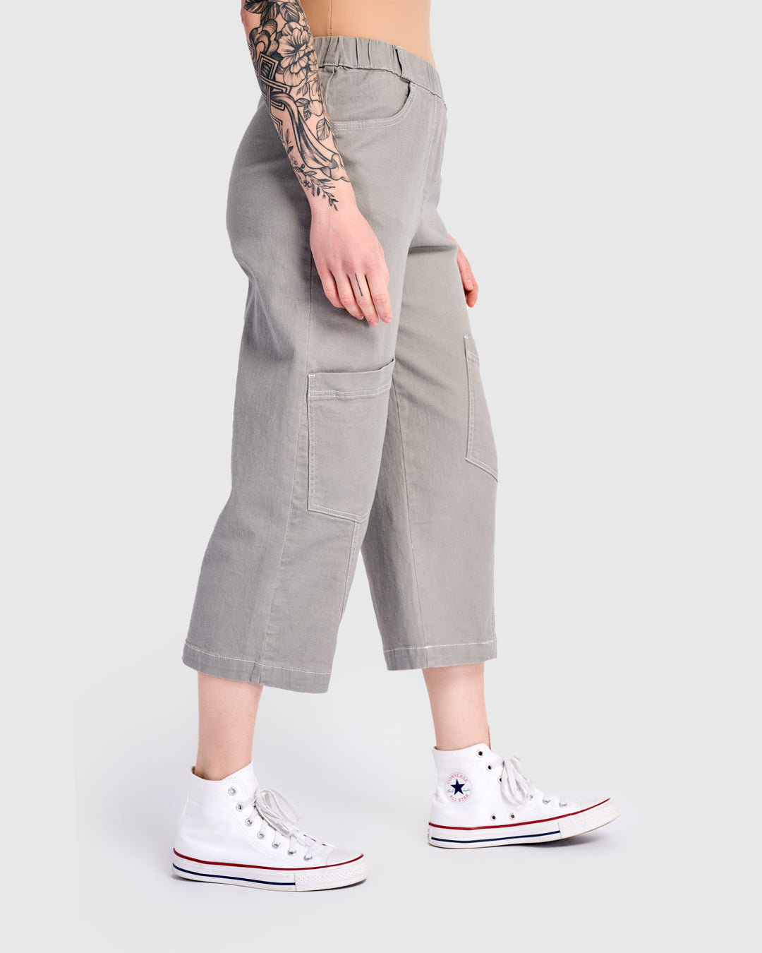 Palma Capri Pants, Grey