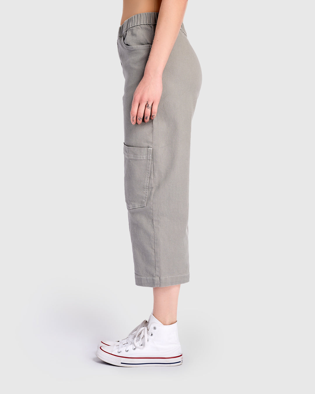 Palma Capri Pants, Grey