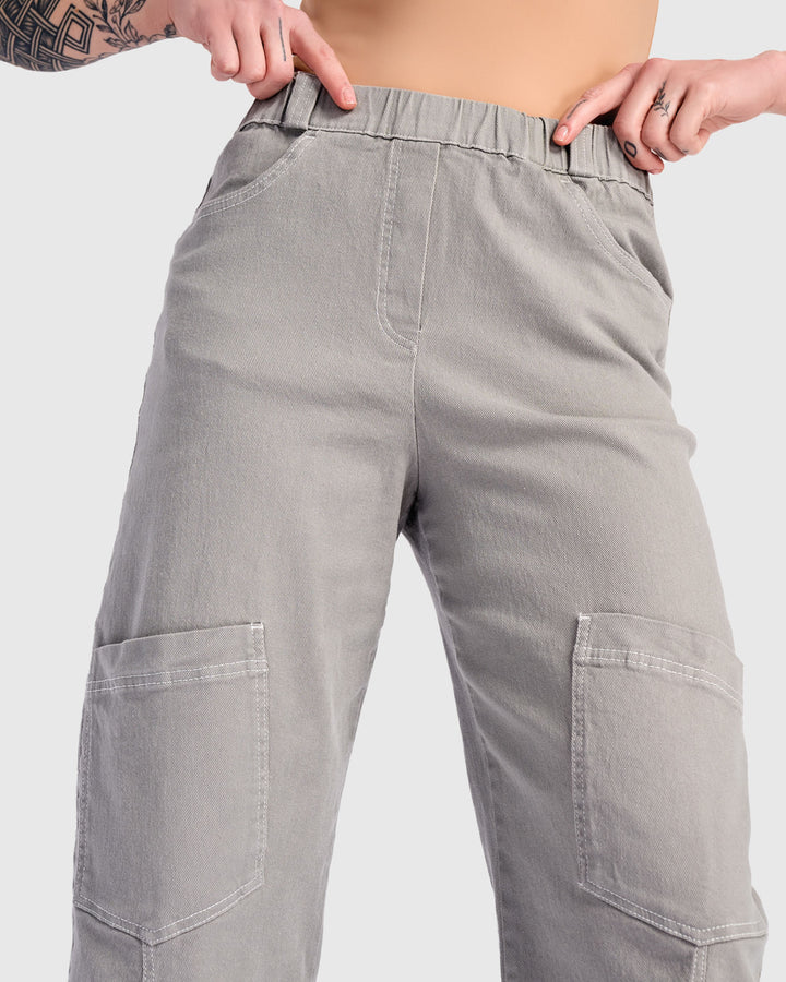Palma Capri Pants, Grey