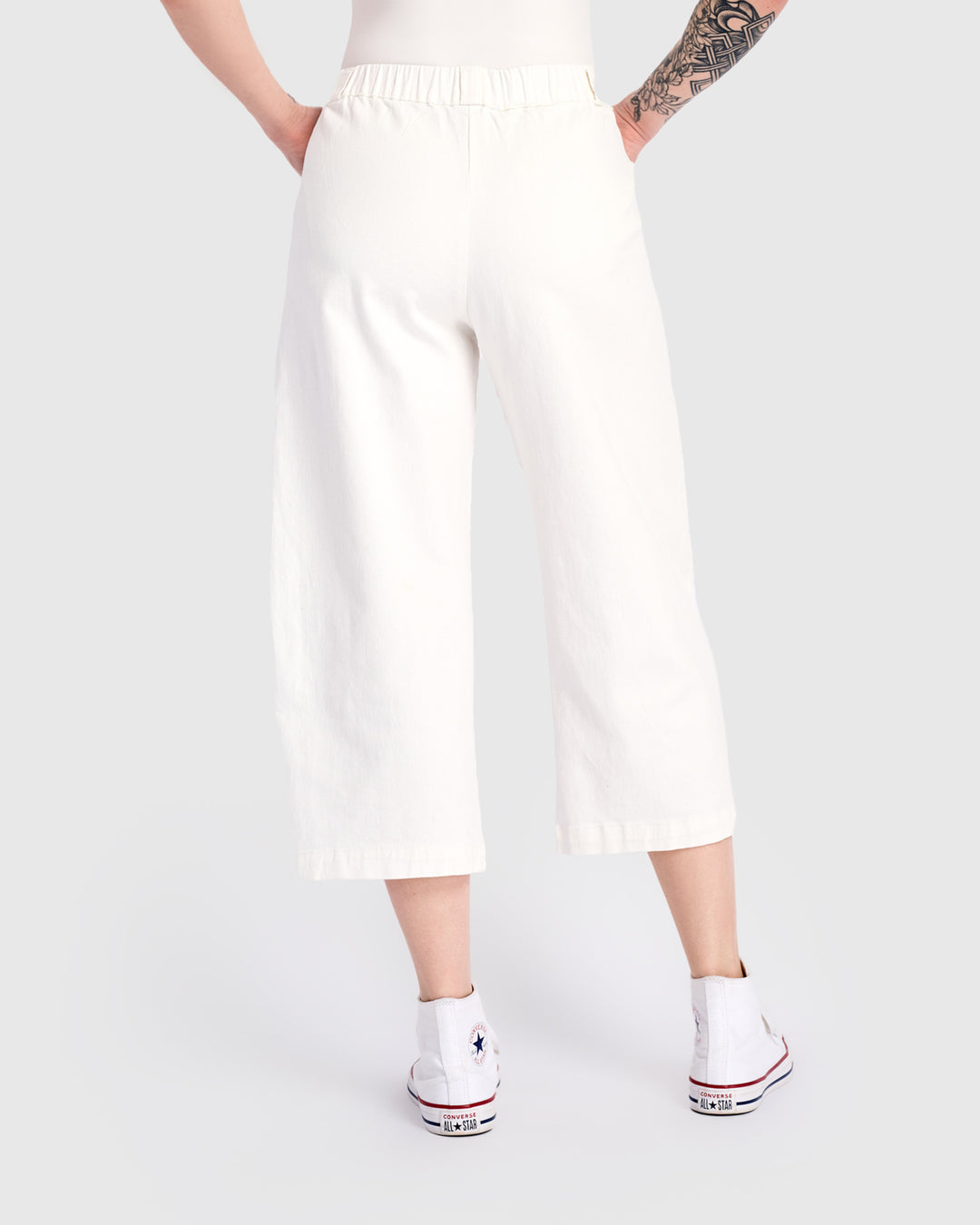 Palma Capri Pants, White
