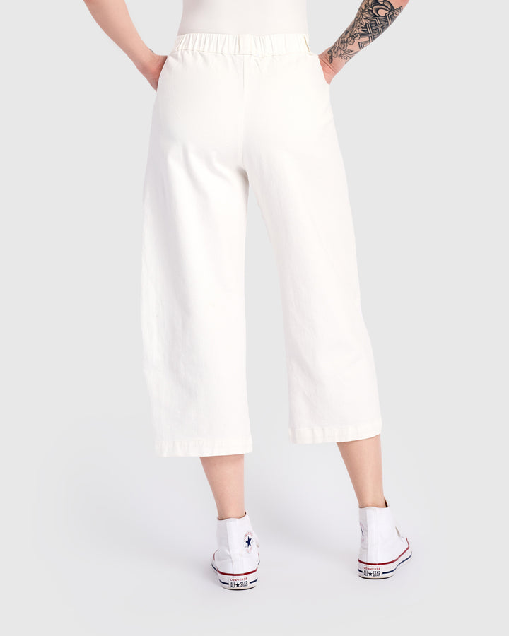 Palma Capri Pants, White