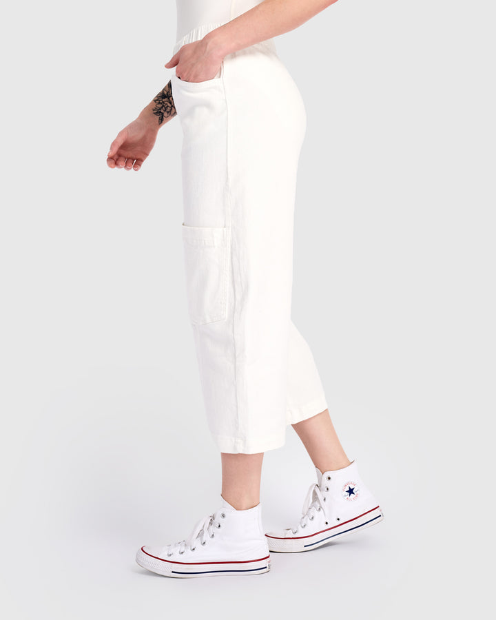 Palma Capri Pants, White