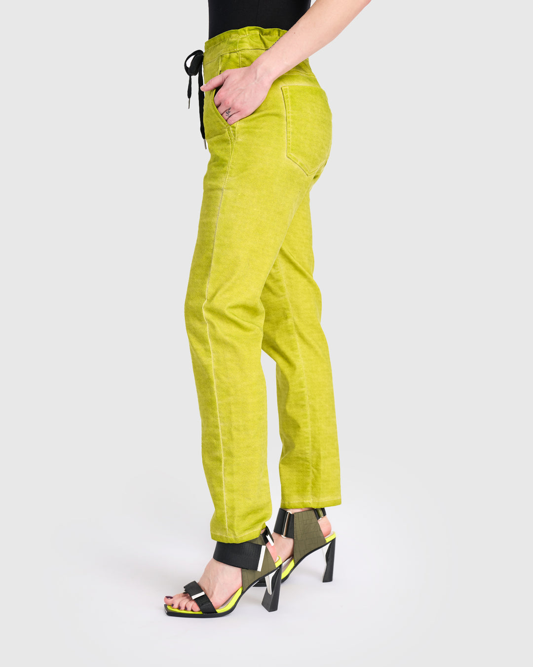 Washed Iconic Stretch Jeans, Electric