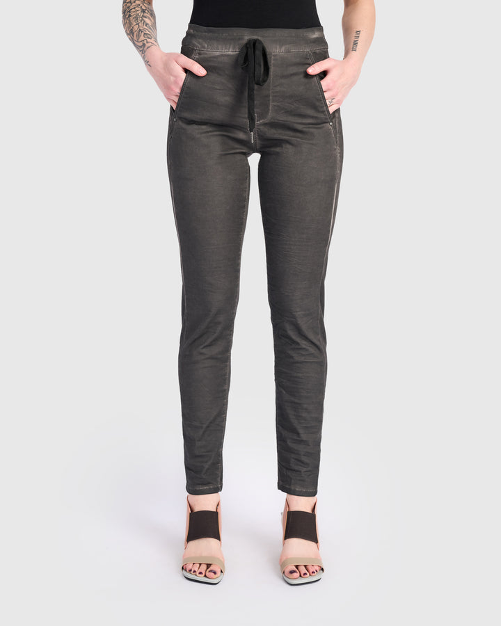 Washed Iconic Stretch Jeans, Steel