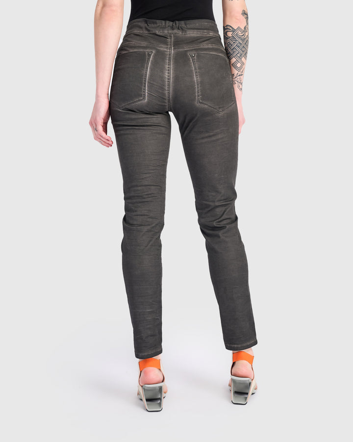 Washed Iconic Stretch Jeans, Steel