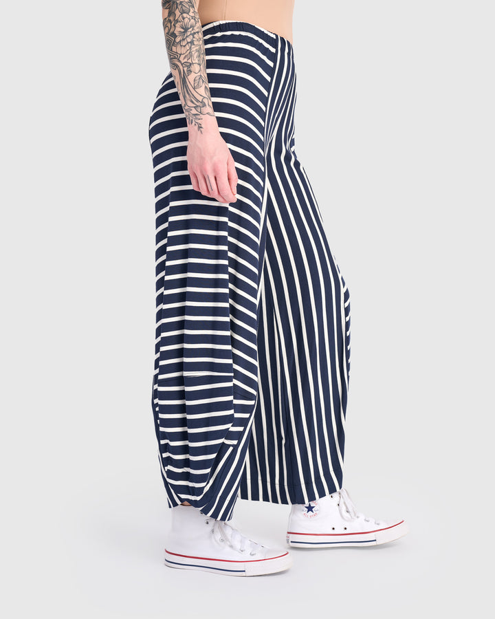 Ahoy Punto Pants, Navy/White