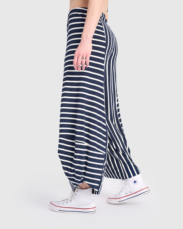 Ahoy Punto Pants, Navy/White
