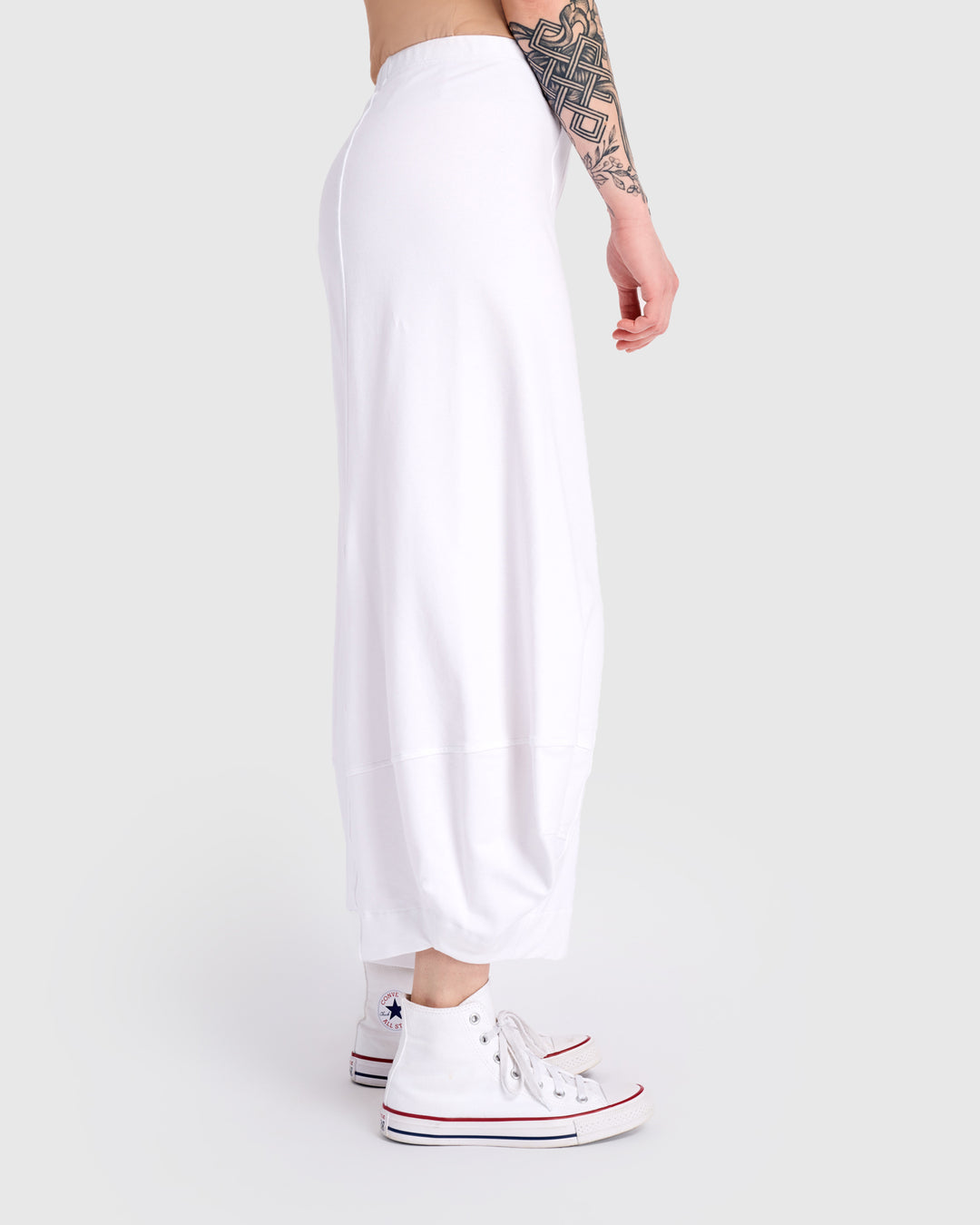 Essential Terry Punto Pants, White