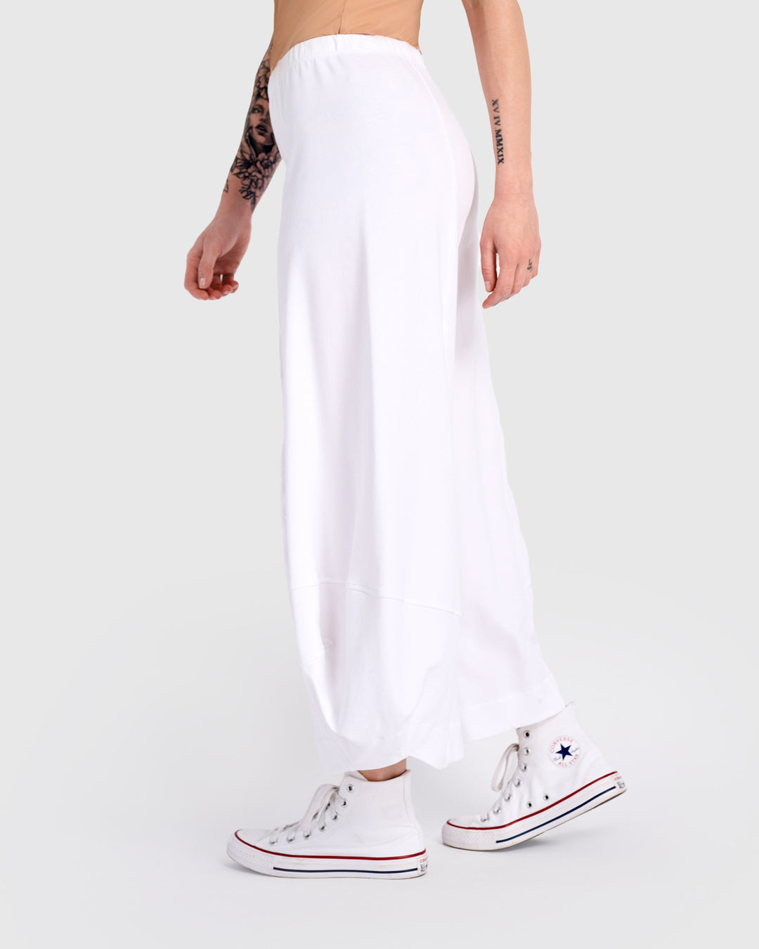 Essential Terry Punto Pants, White