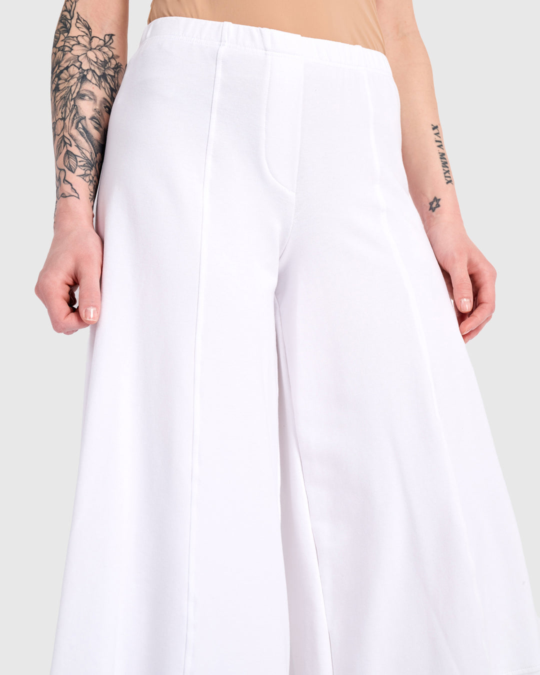 Essential Terry Punto Pants, White
