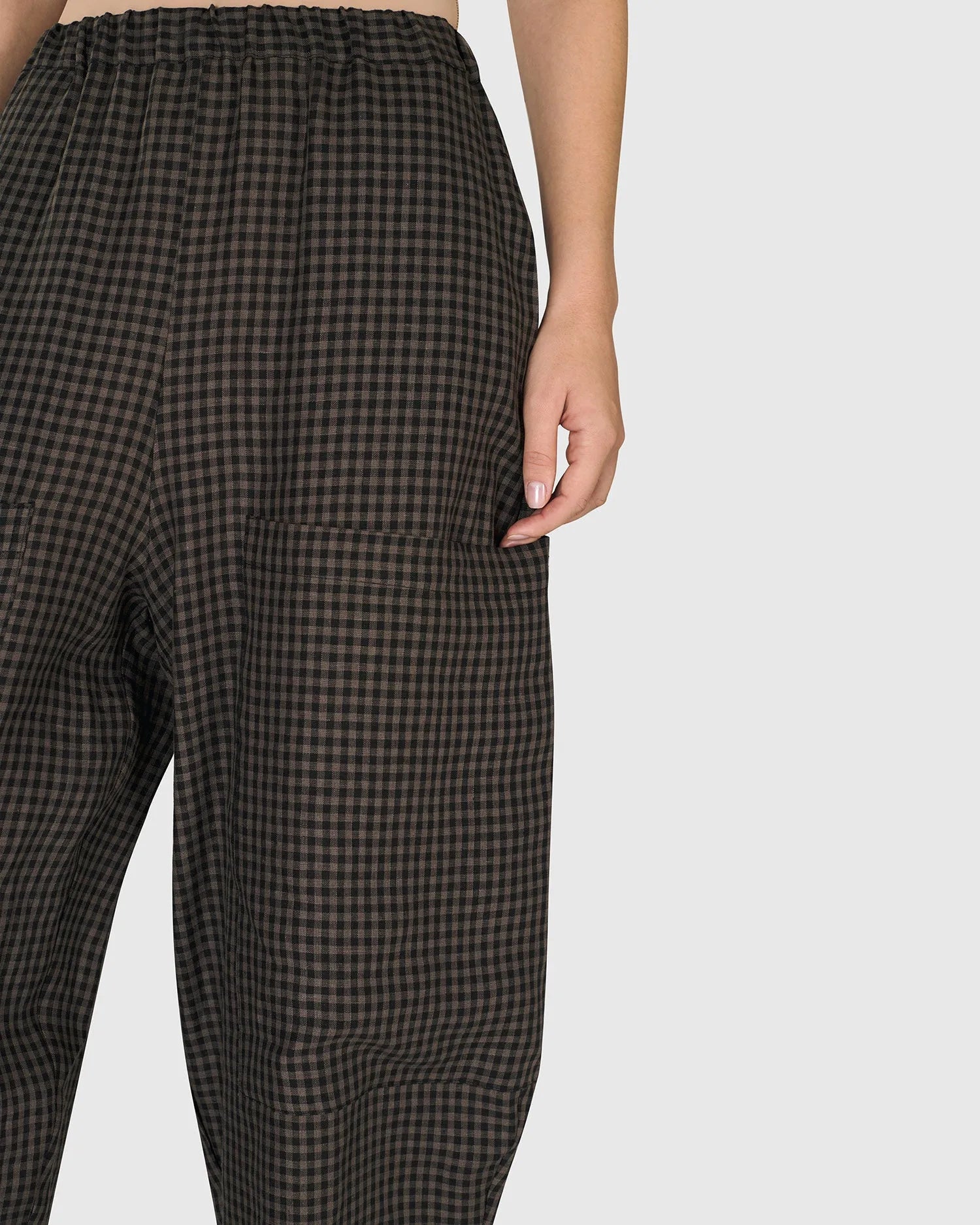 Pisco Balloon Pants, Plaid – Alembika U.S.