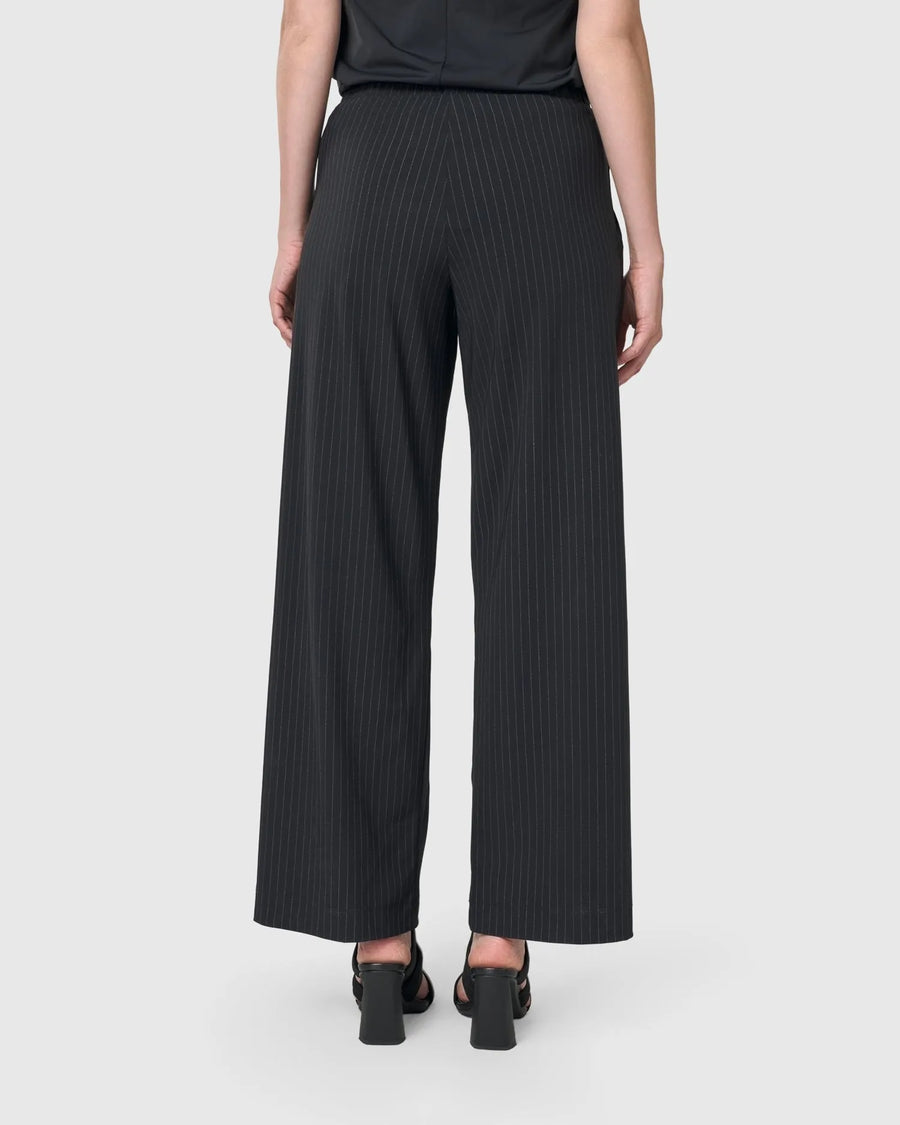 Audrey Slim Pants, Pinstripes