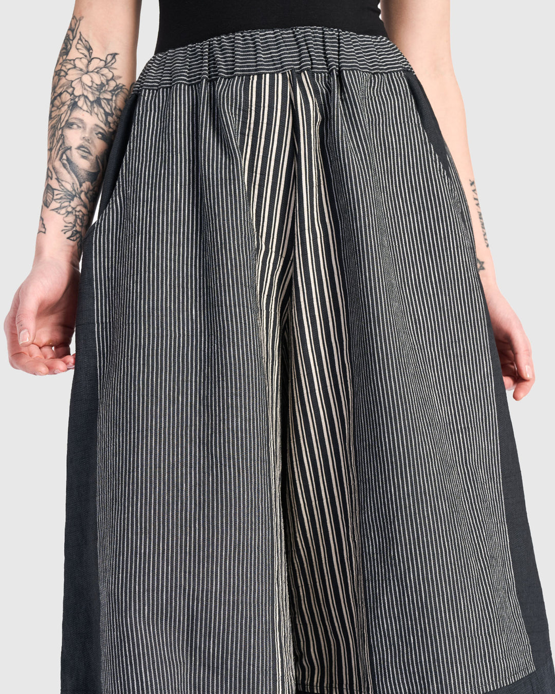 Urban Marisol Wide Leg Pant, Slate Stripes