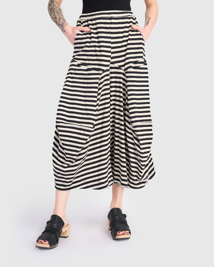 Urban Jersey Harem Pockets Pants, Stripes