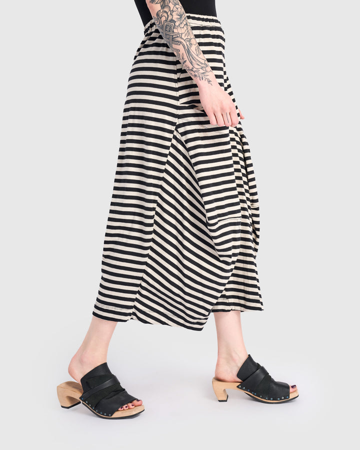 Urban Jersey Harem Pockets Pants, Stripes