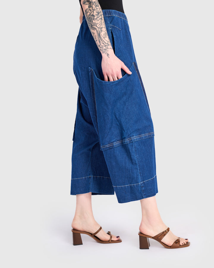 Ace Harem Pants, Denim