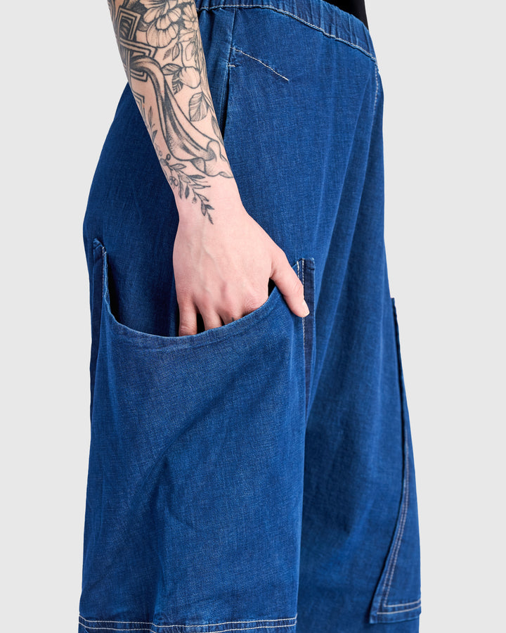 Ace Harem Pants, Denim