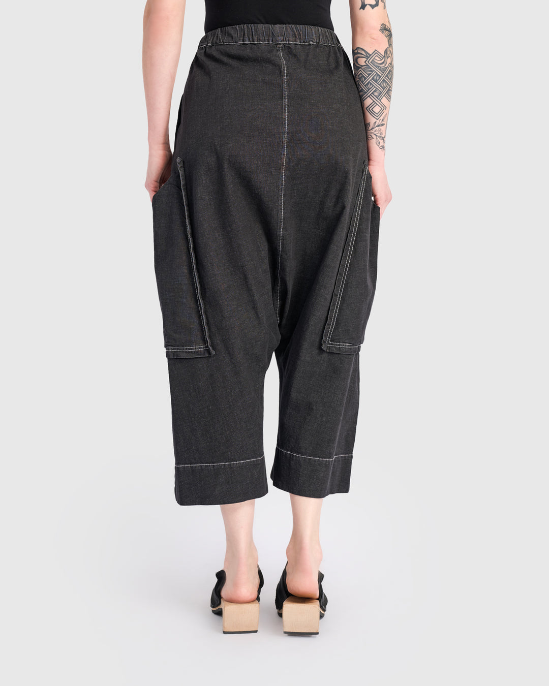 Ace Harem Pants, Jet Denim