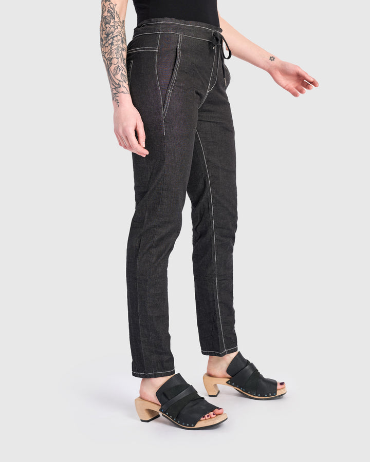 Urban Washed Iconic Stretch Jeans, Jet