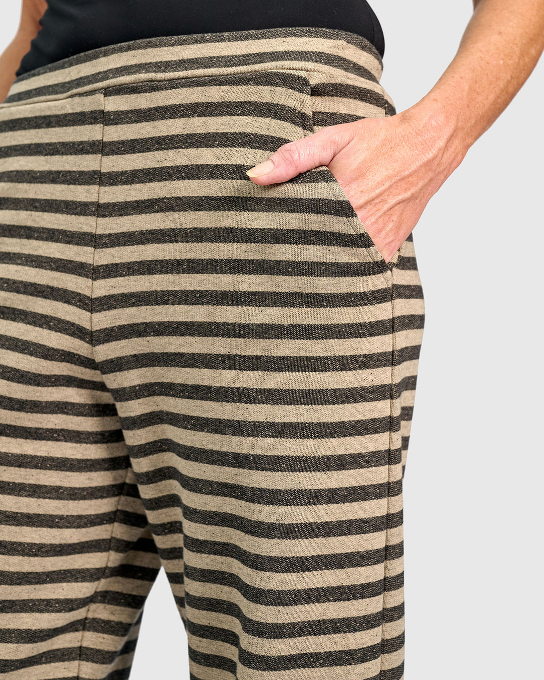 Urban Elevation Straight Pants, Camel Stripe